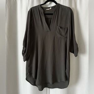 Olive Green Lush Tunic Blouse Size M Nordstrom